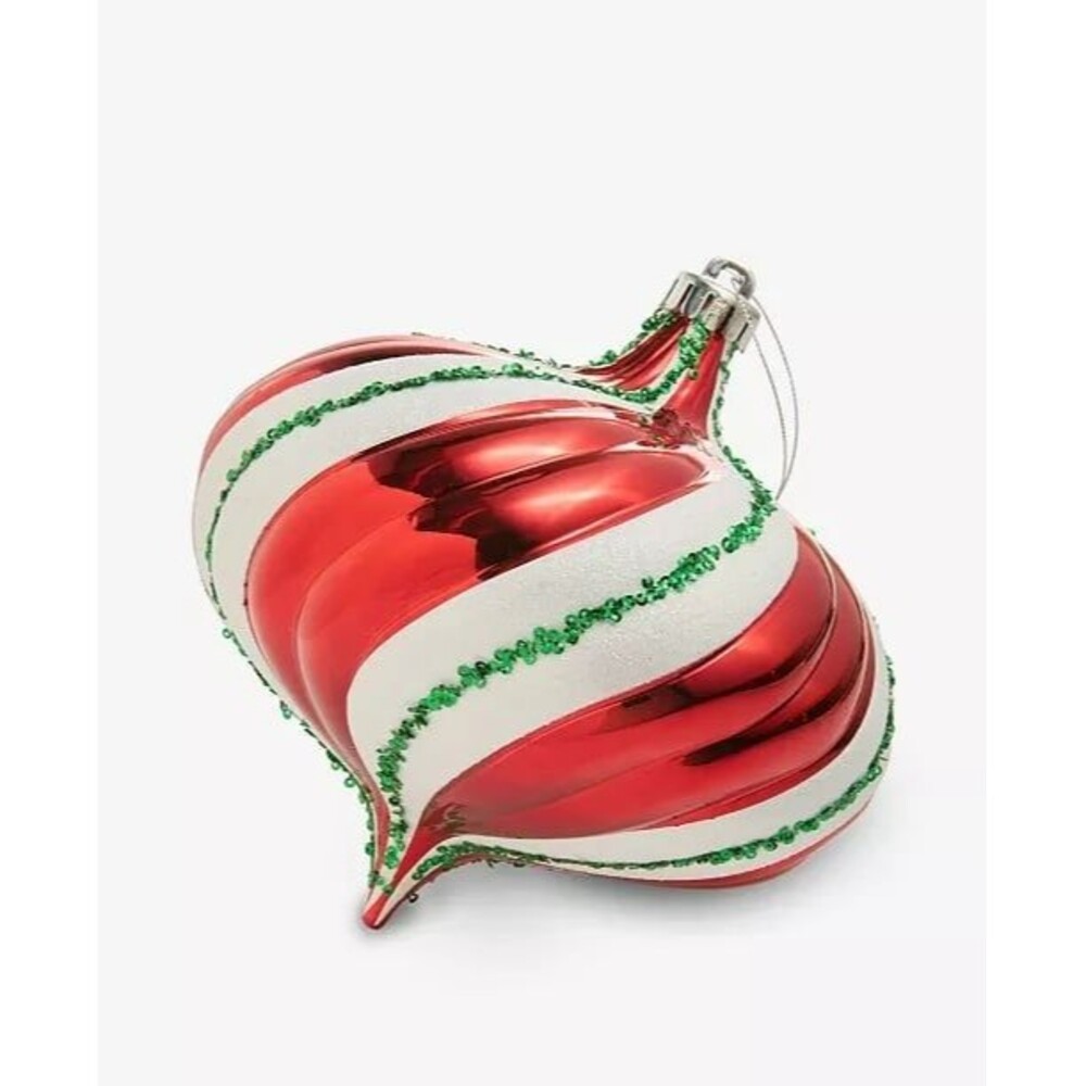 Holiday Lane Christmas Cheer Swirl Onion Ornament
